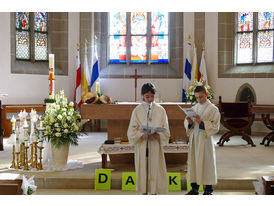 Dankgottesdienst der Kommunionkinder (Foto: Karl-Franz Thiede)